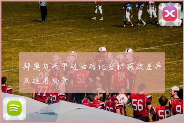 拜奥与西甲硅油对比分析药效差异及适用场景